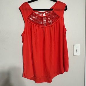 Orange blouse NWT